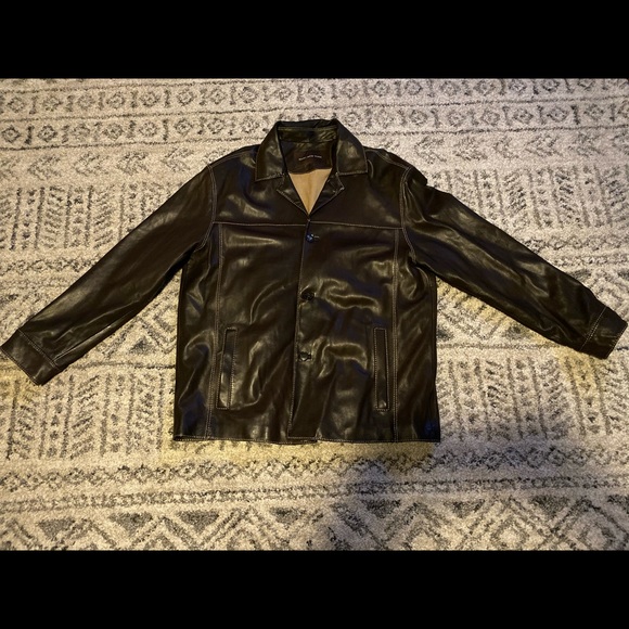 Marc New York brown leather jacket - Picture 2 of 7